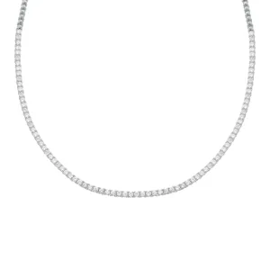 14K GOLD 2.78 CT DIAMOND ARIANA TENNIS NECKLACE