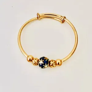 14k golden plated bangles for women