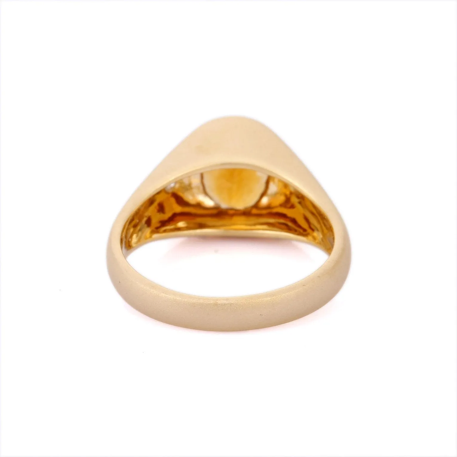 14K Yellow Gold Citrine Ring