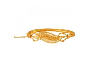 22k Magnificent Piece Of Gold Bangle With Intricate Details