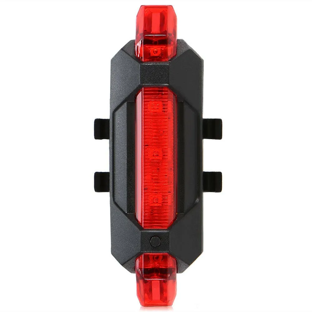 3pcs Super Bright USB Rechargeable Bike Taillight