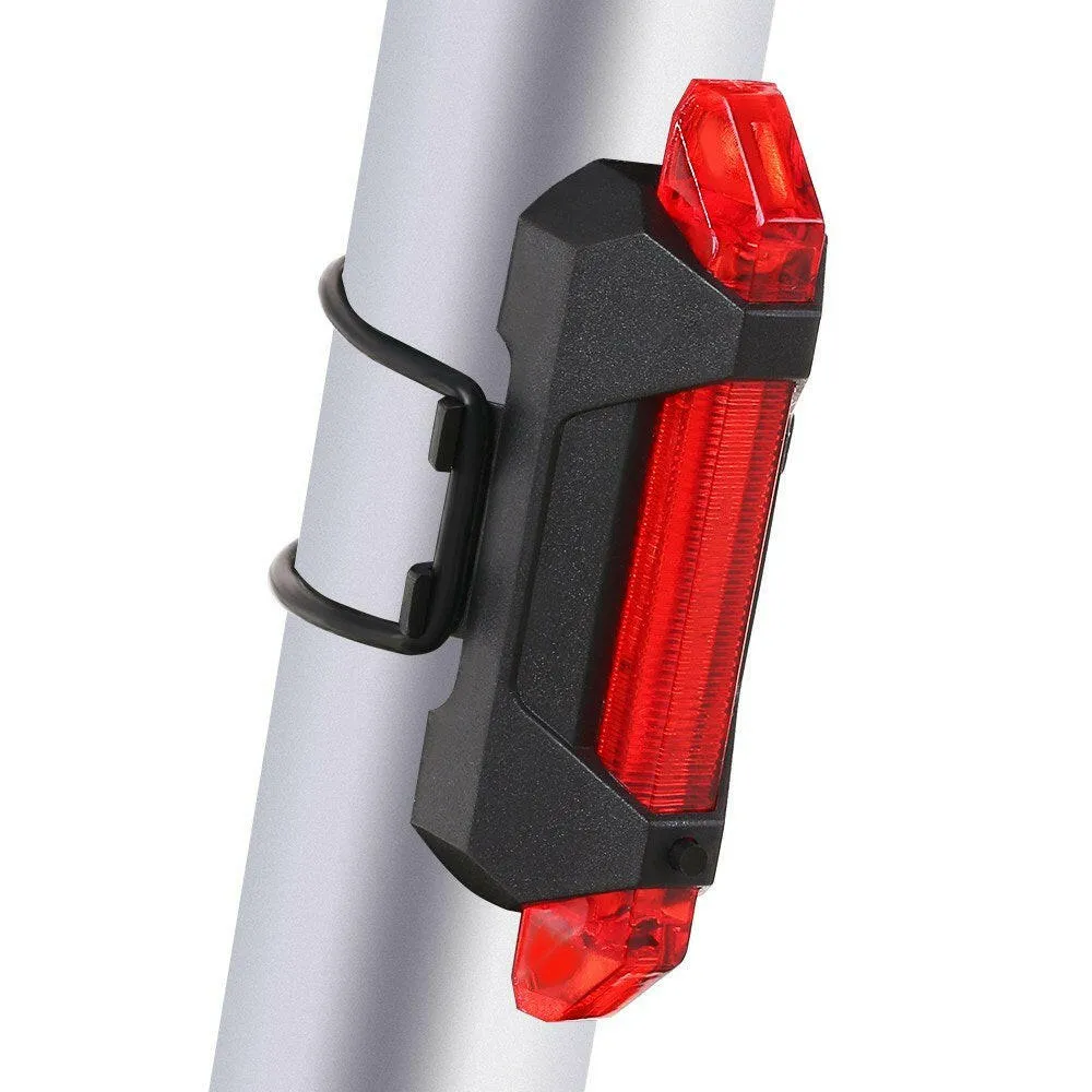 3pcs Super Bright USB Rechargeable Bike Taillight