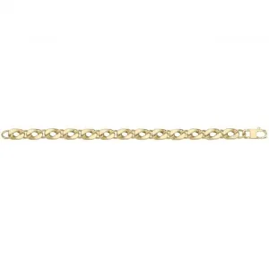 9ct Yellow Gold Hollow Bracelet BR678