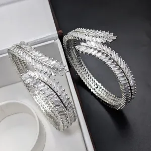 Aamrapali Silver Plated  AD  Bangle