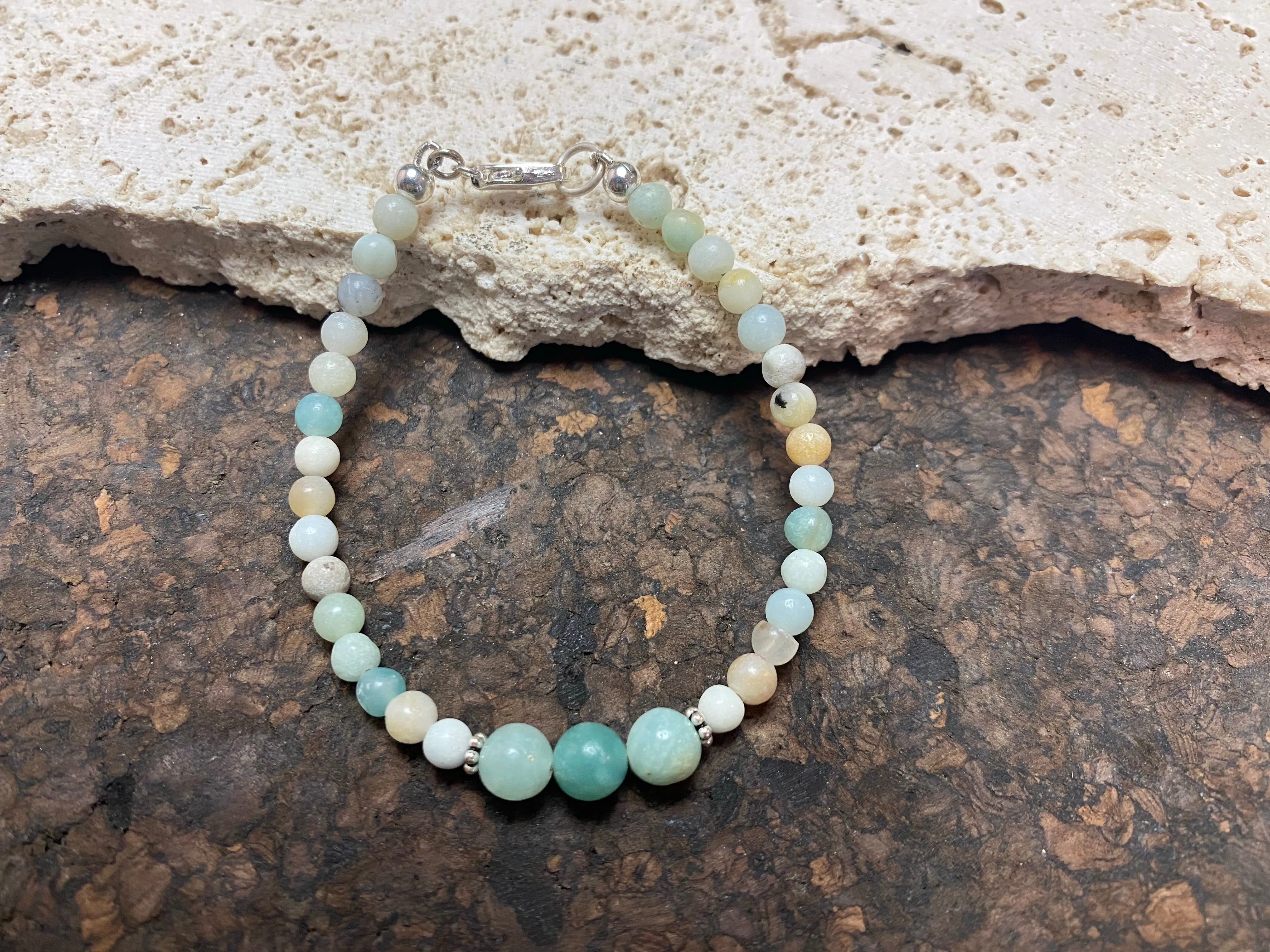 Amazonite And Silver Jewellery - Necklaces and Bracelet