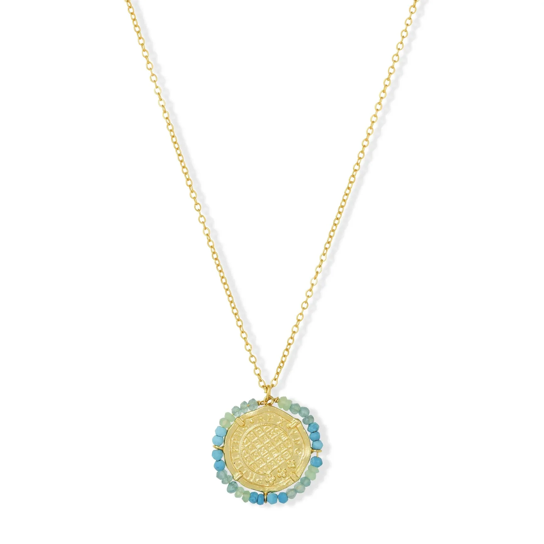 Ashiana Daisy Coin Necklace