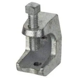 Beam Clamp, Malleable Iron, 3/8-In.