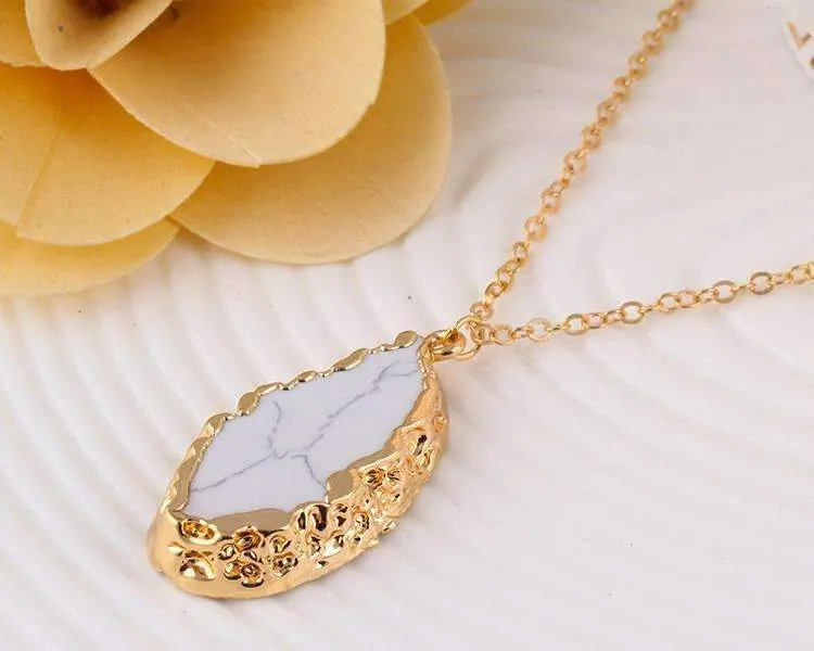 Boho Crystal Pendant Necklace