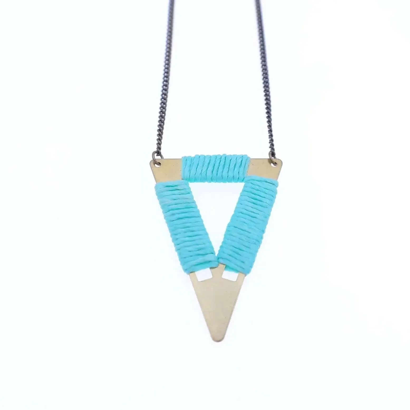 Boho Statement Triangle Necklace