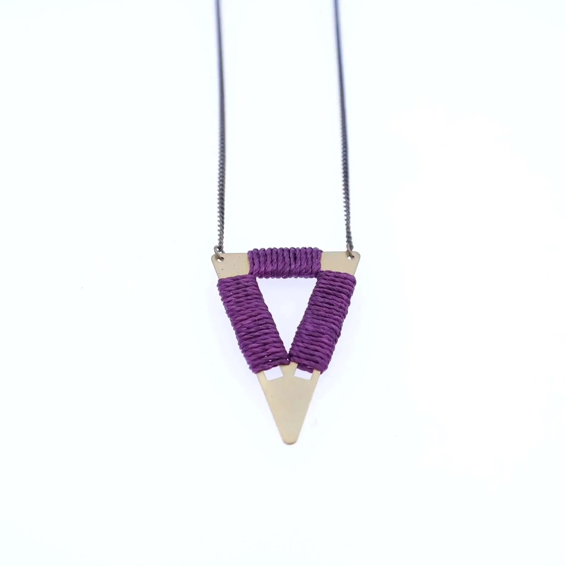 Boho Statement Triangle Necklace