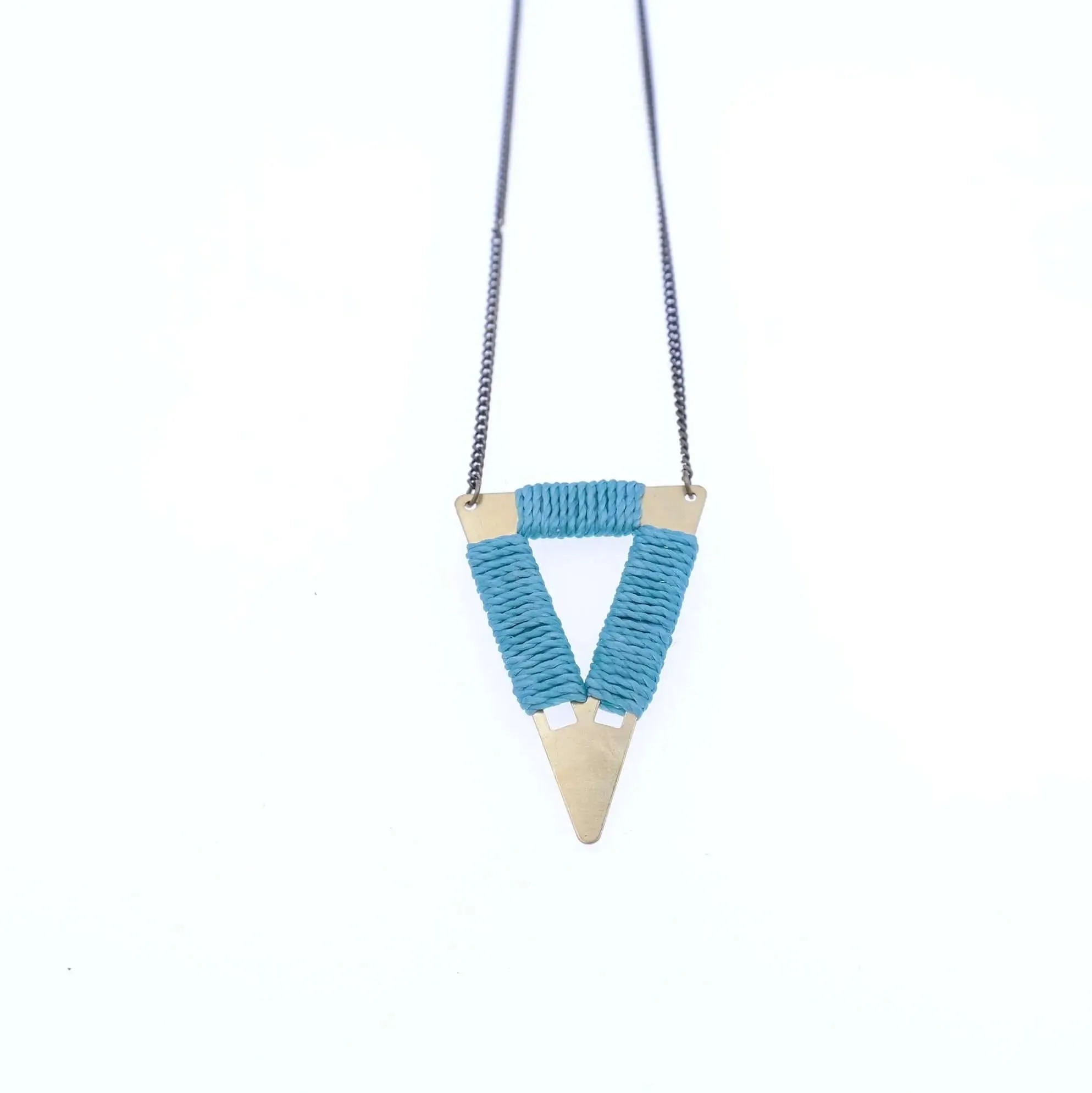 Boho Statement Triangle Necklace