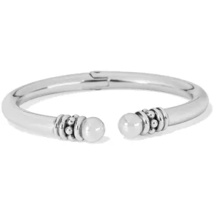 Brighton | Pretty Tough Stud Open Hinged Bangle Bracelet in Silver Tone