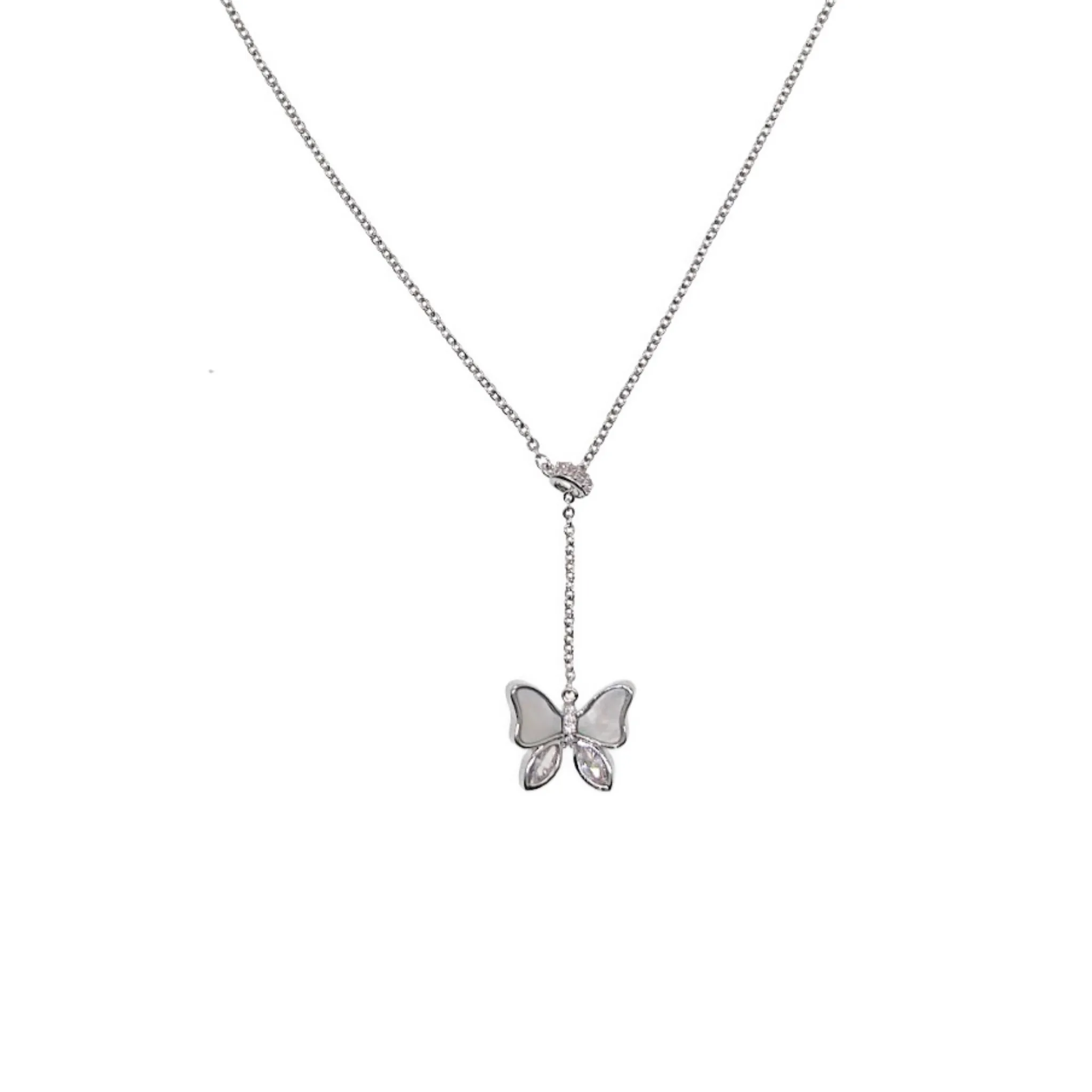 Butterfly Mother of Pearl Necklace