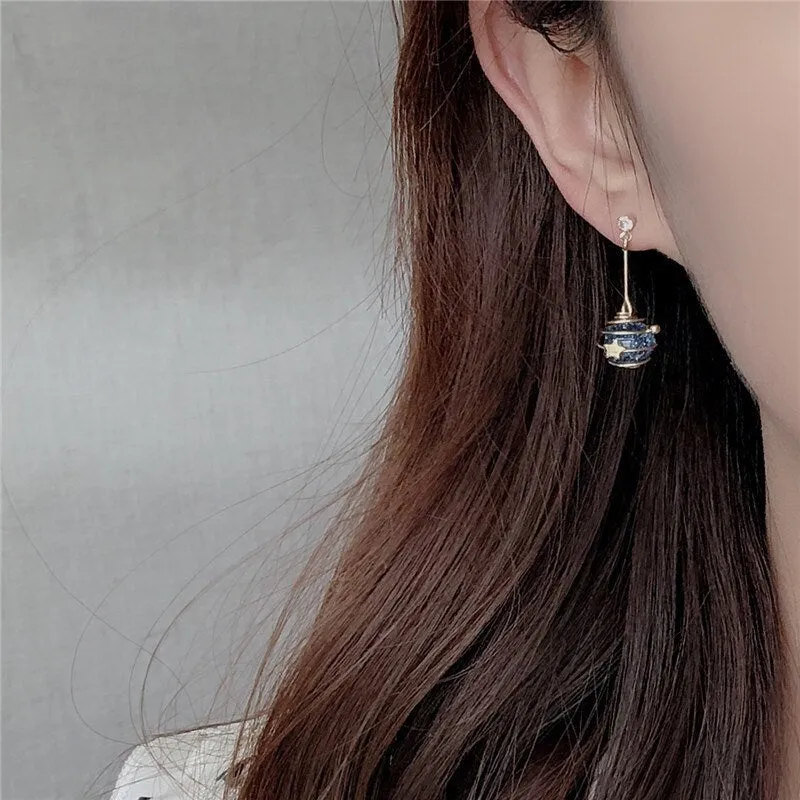 Celestial Orbit Sparkle Earrings