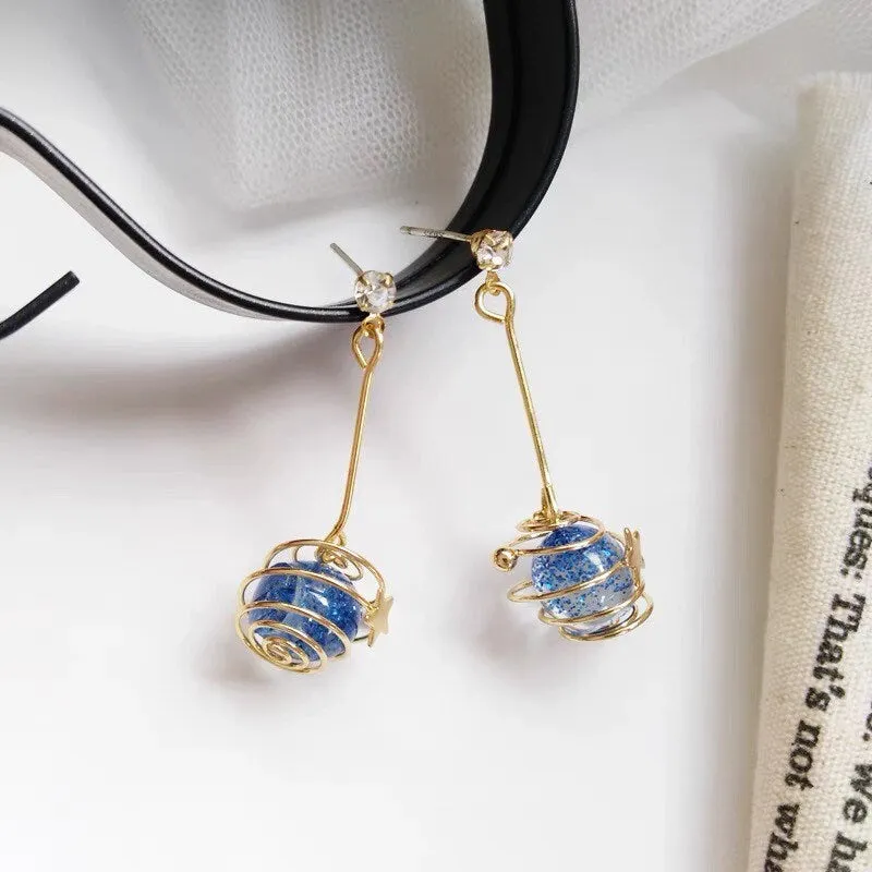 Celestial Orbit Sparkle Earrings