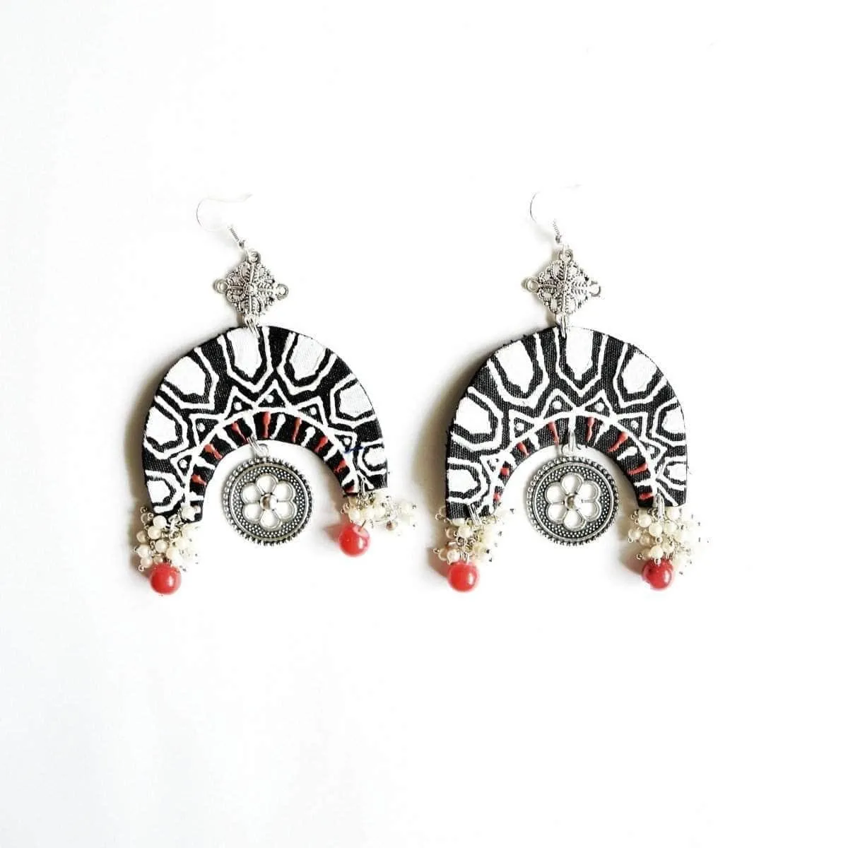 Chandravati Handpainted Black (Earrings)