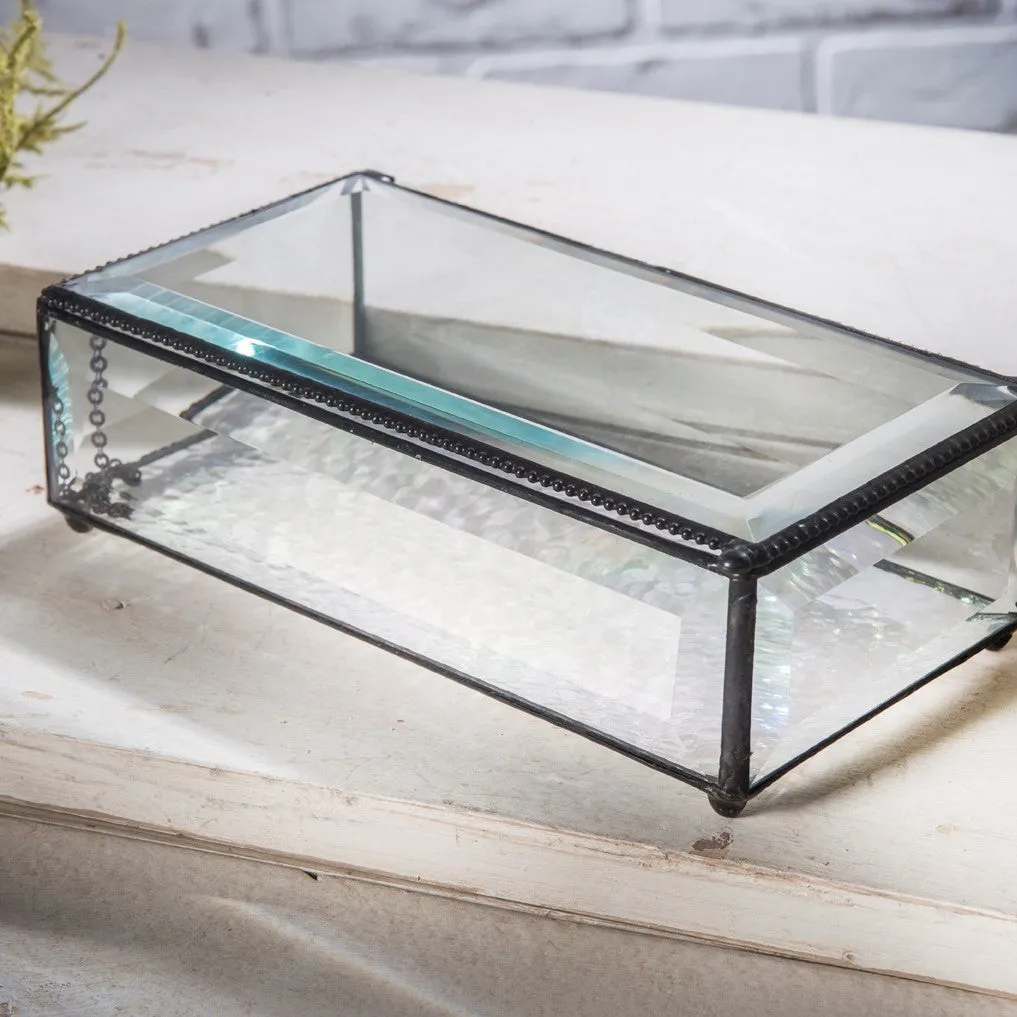 Clear Beveled Glass Box 830