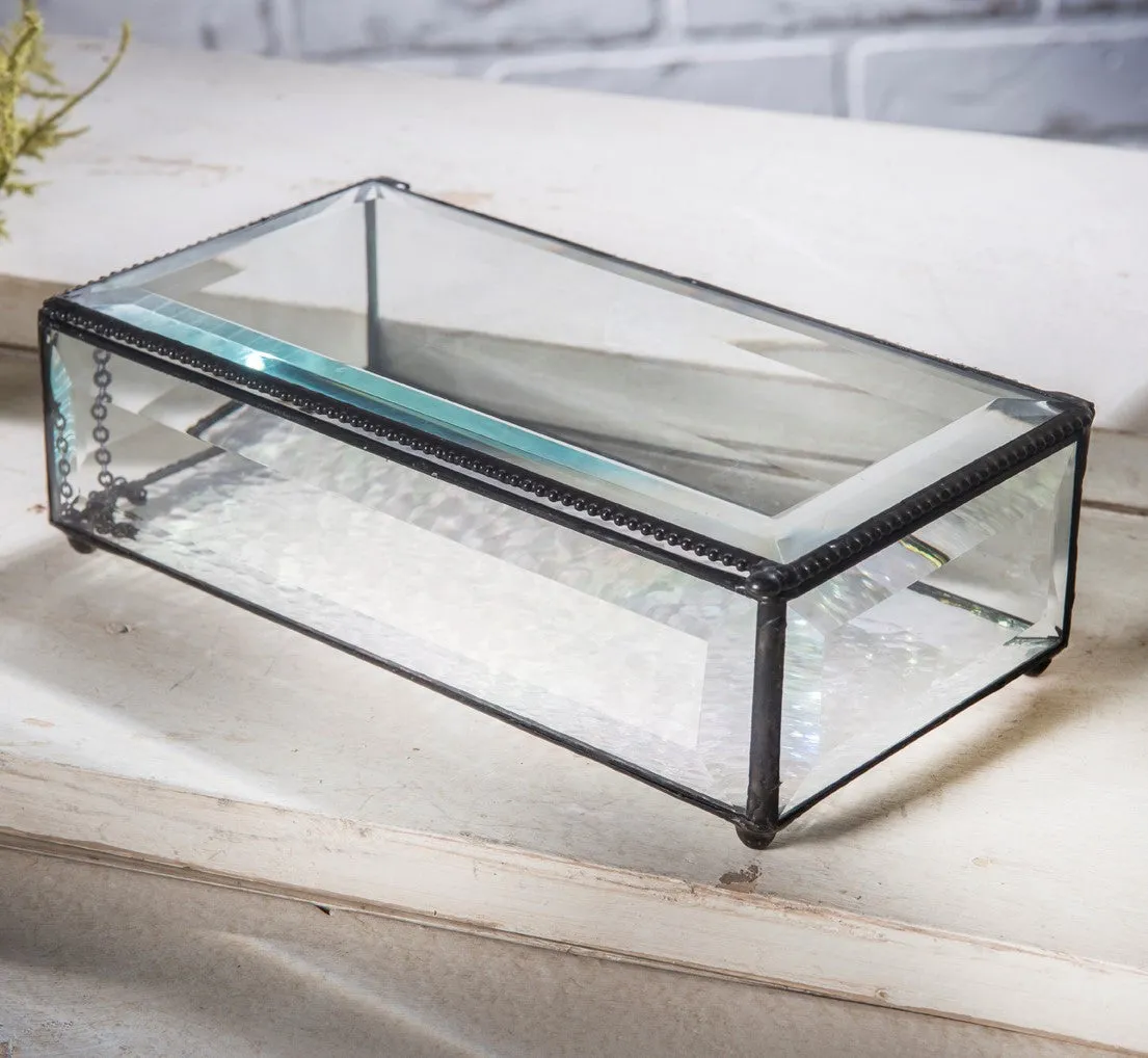 Clear Beveled Glass Box 830