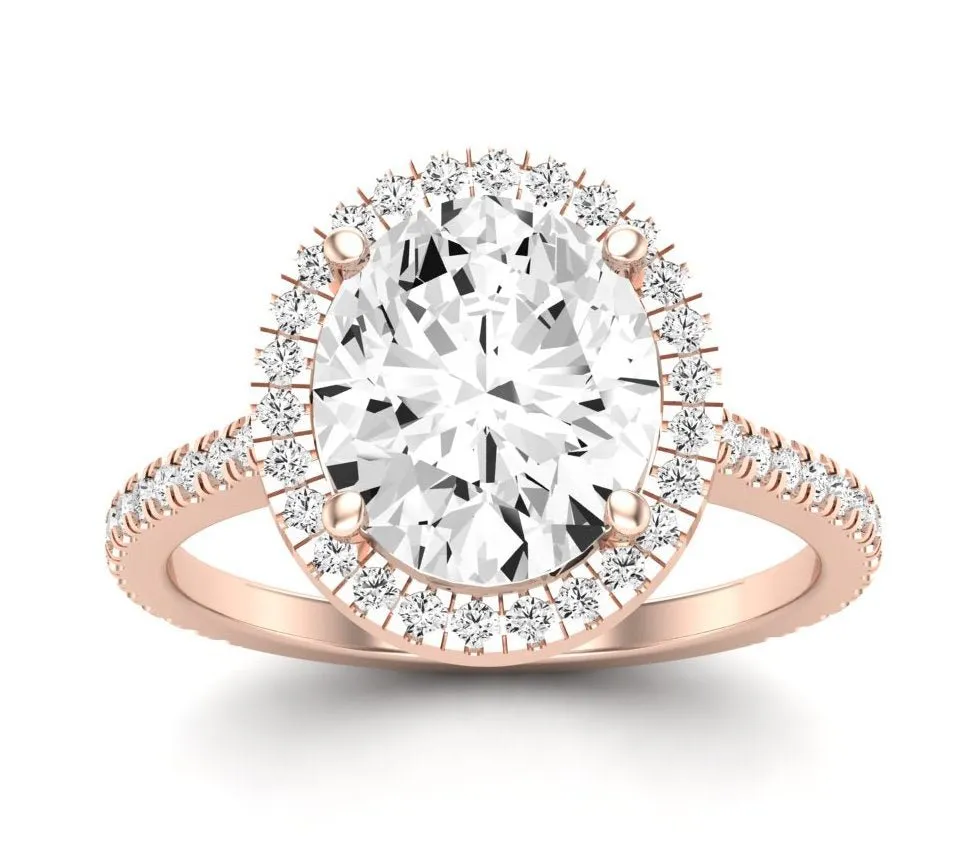 Columbine - Oval Diamond Engagement Ring