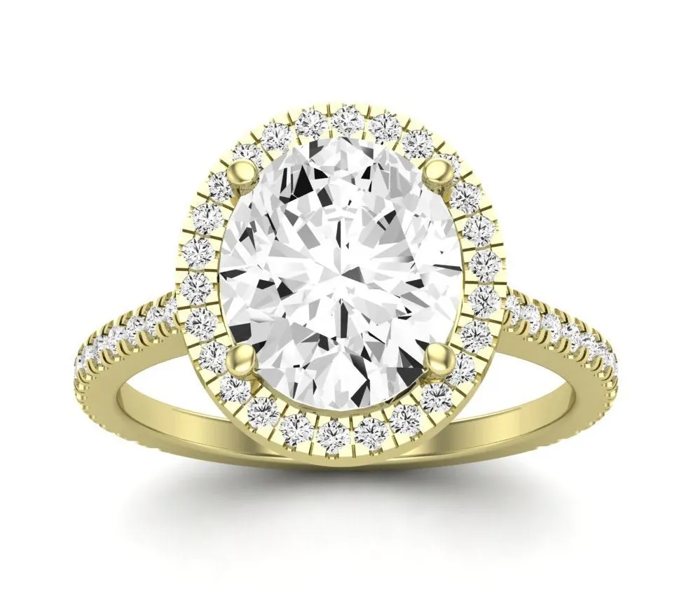 Columbine - Oval Diamond Engagement Ring