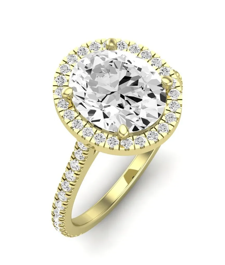 Columbine - Oval Diamond Engagement Ring