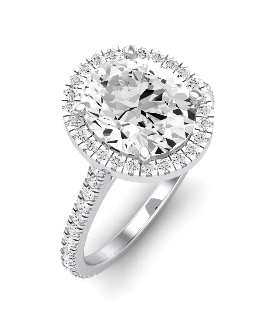 Columbine - Oval Diamond Engagement Ring