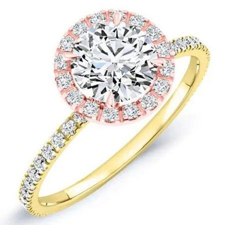 Columbine - Round Lab Diamond Engagement Ring (IGI Certified)