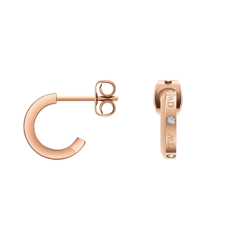 Daniel Wellington Classic Lumine Earrings Rose Gold