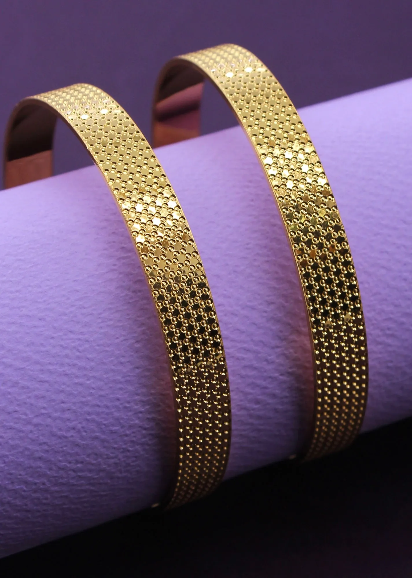 DELICATE DESIGNER GOLDEN BANGLES