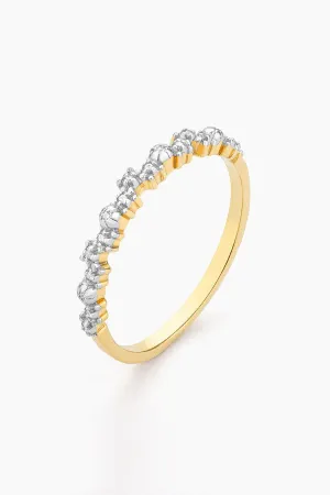 Ella Stein Shine Bright Stackable Ring in Gold - Size 8