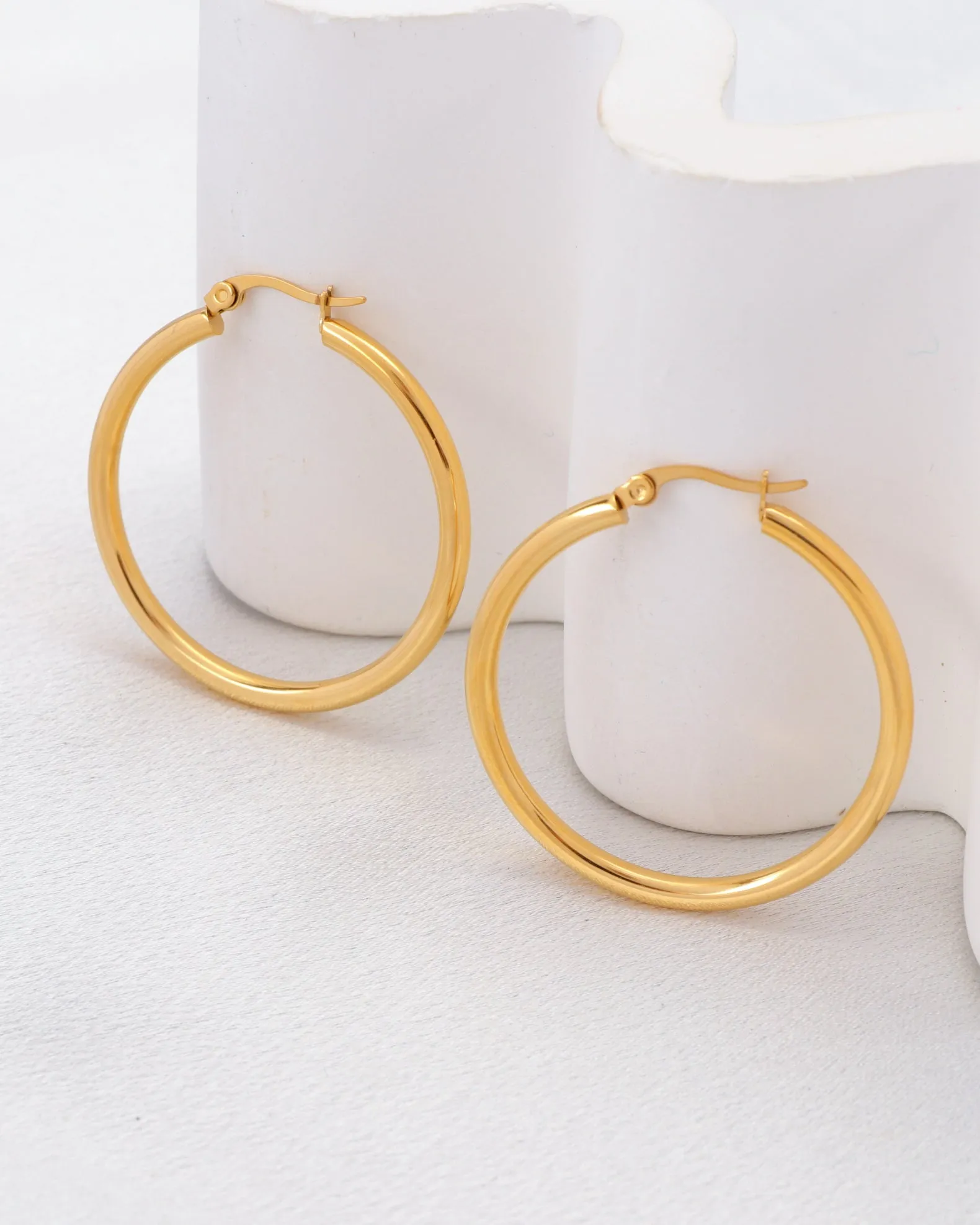 Eloise Gold Hoop Earrings