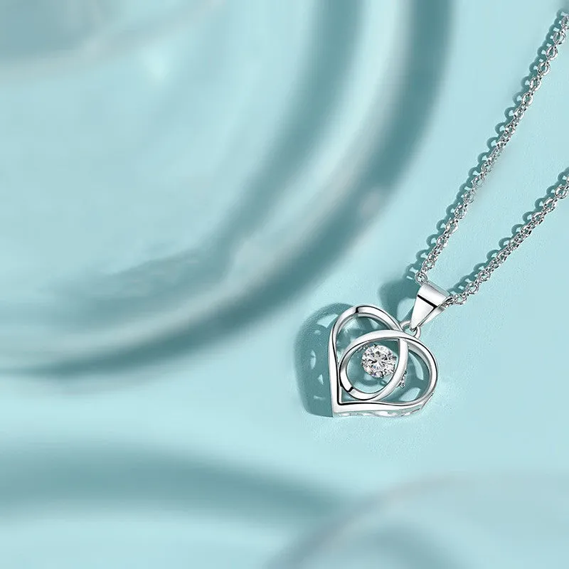 Enmity Zirconia Heart Necklace