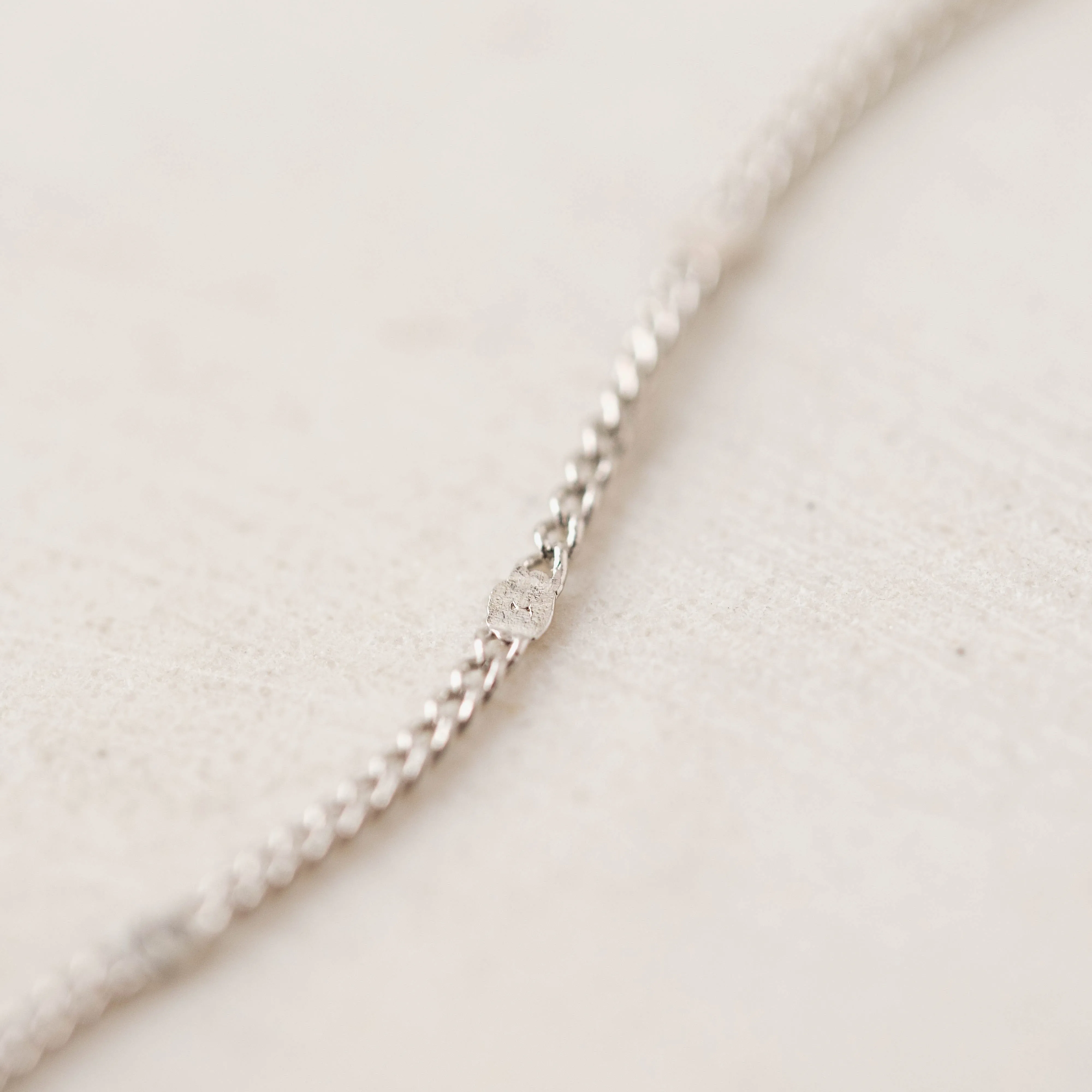 Everly Circle Necklace Silver