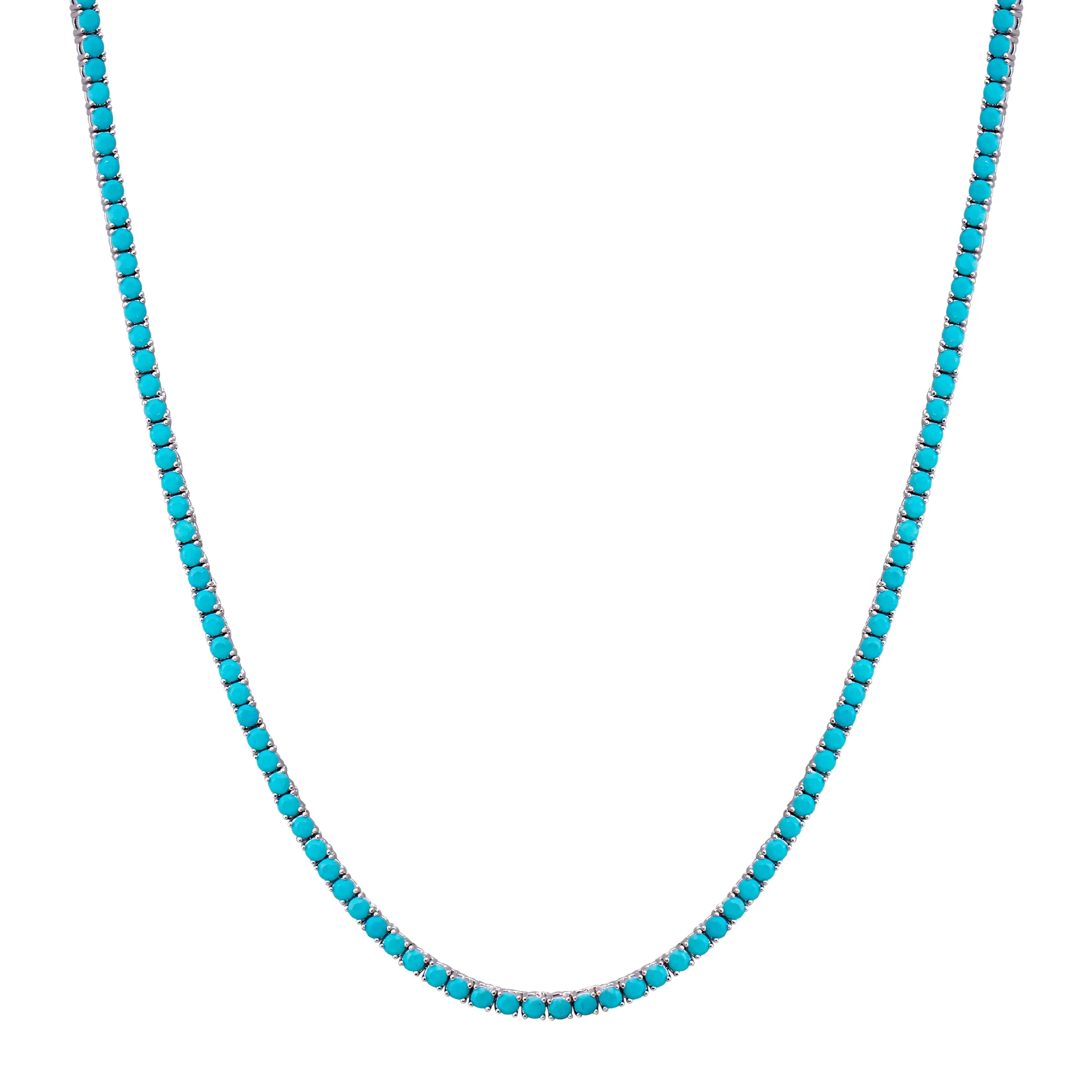 Everyday Turquoise Tennis Necklace