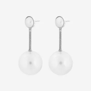 GLOBE EARRINGS MAXI STEEL