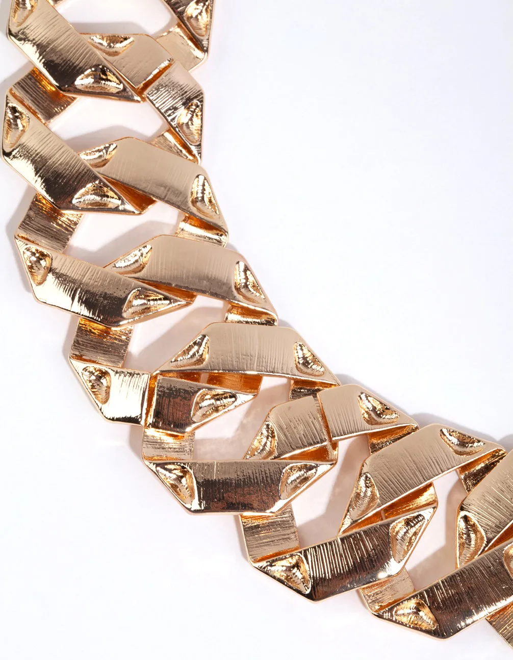 Gold Statement Chain Necklace