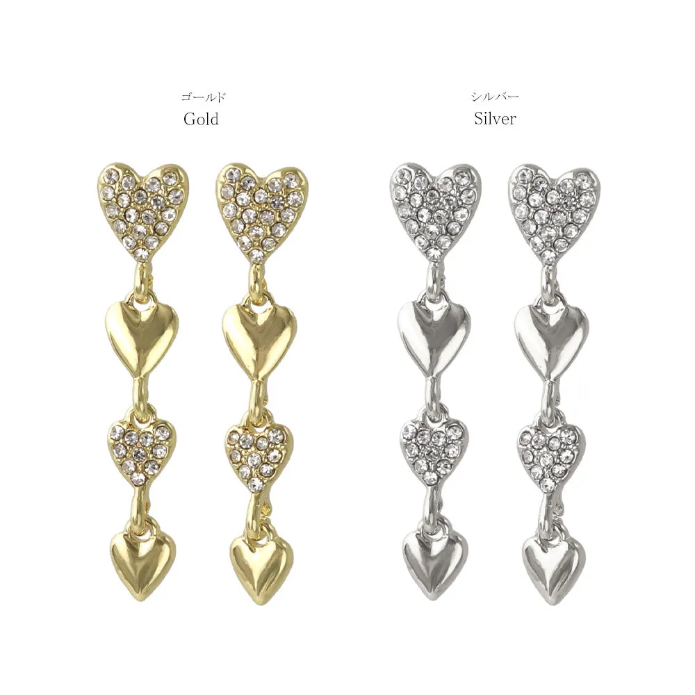 Heart Linear Earrings