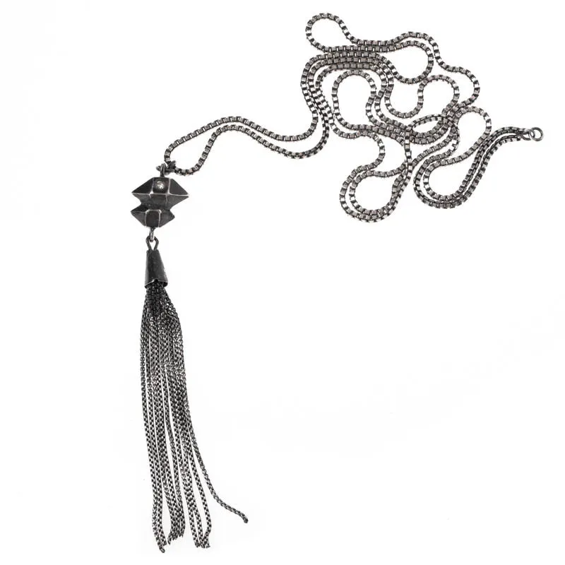 herkimer tassle necklace