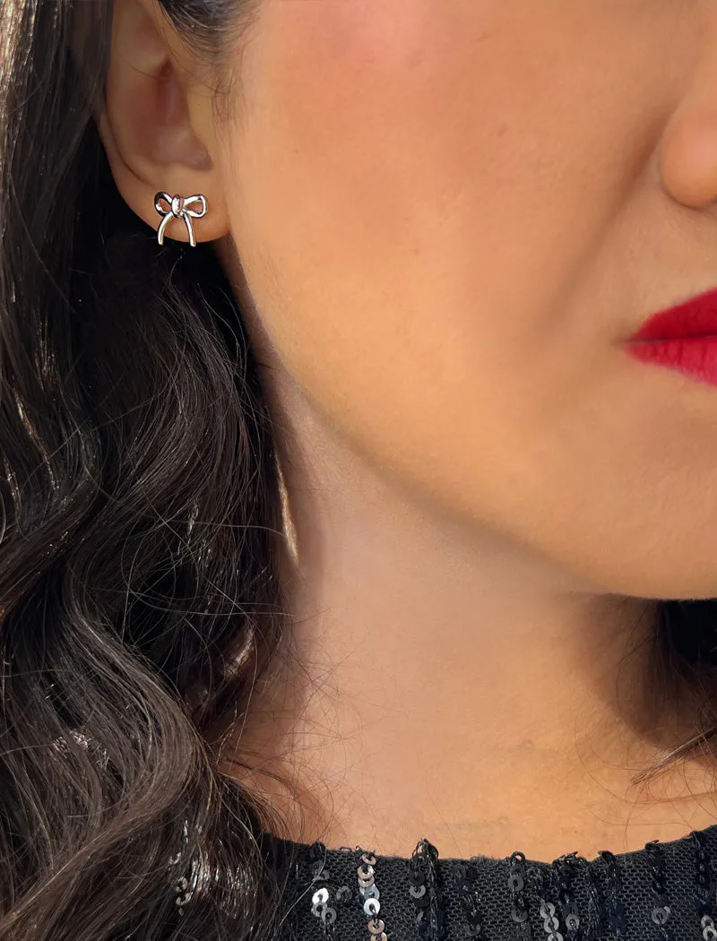 HOLIDAY COQUETTE BOW Earrings | 18K Gold Over Sterling Silver