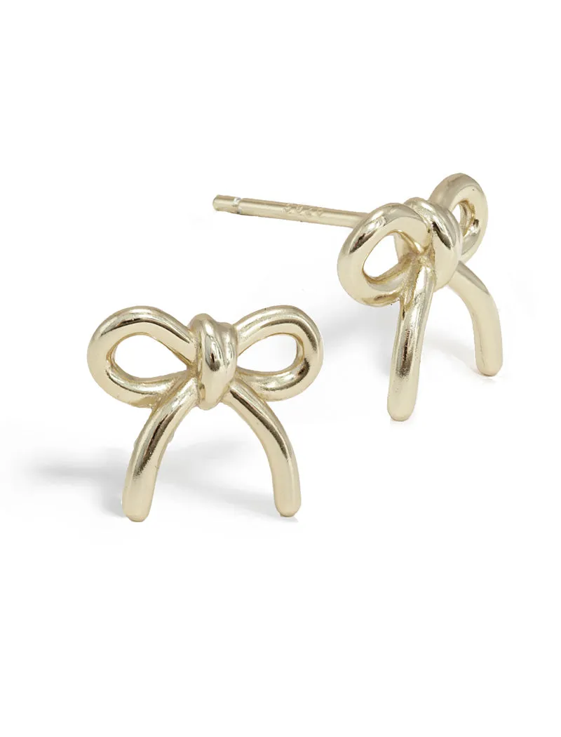 HOLIDAY COQUETTE BOW Earrings | 18K Gold Over Sterling Silver