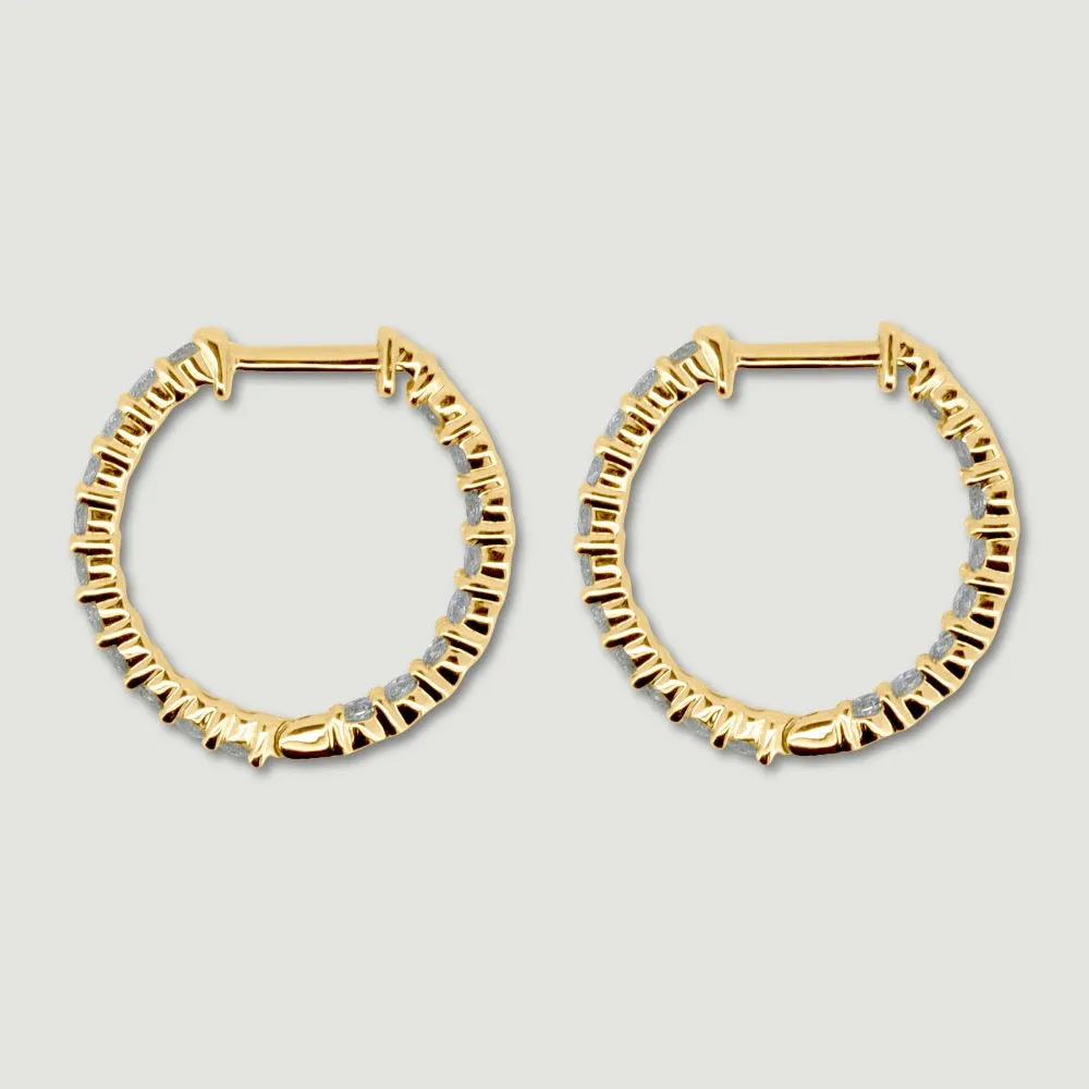 Hoop yellow gold