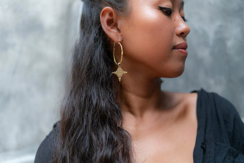 Imani Hoop Earrings Large