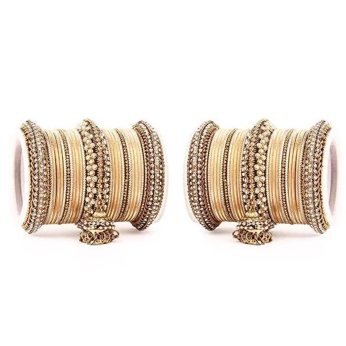 Indian Bollywood Bangles Jewelry 5 Color Latkan Jhumki