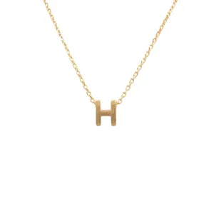 INITIAL H GOLD NECKLACE