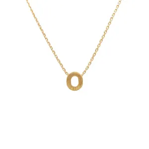 INITIAL O GOLD NECKLACE