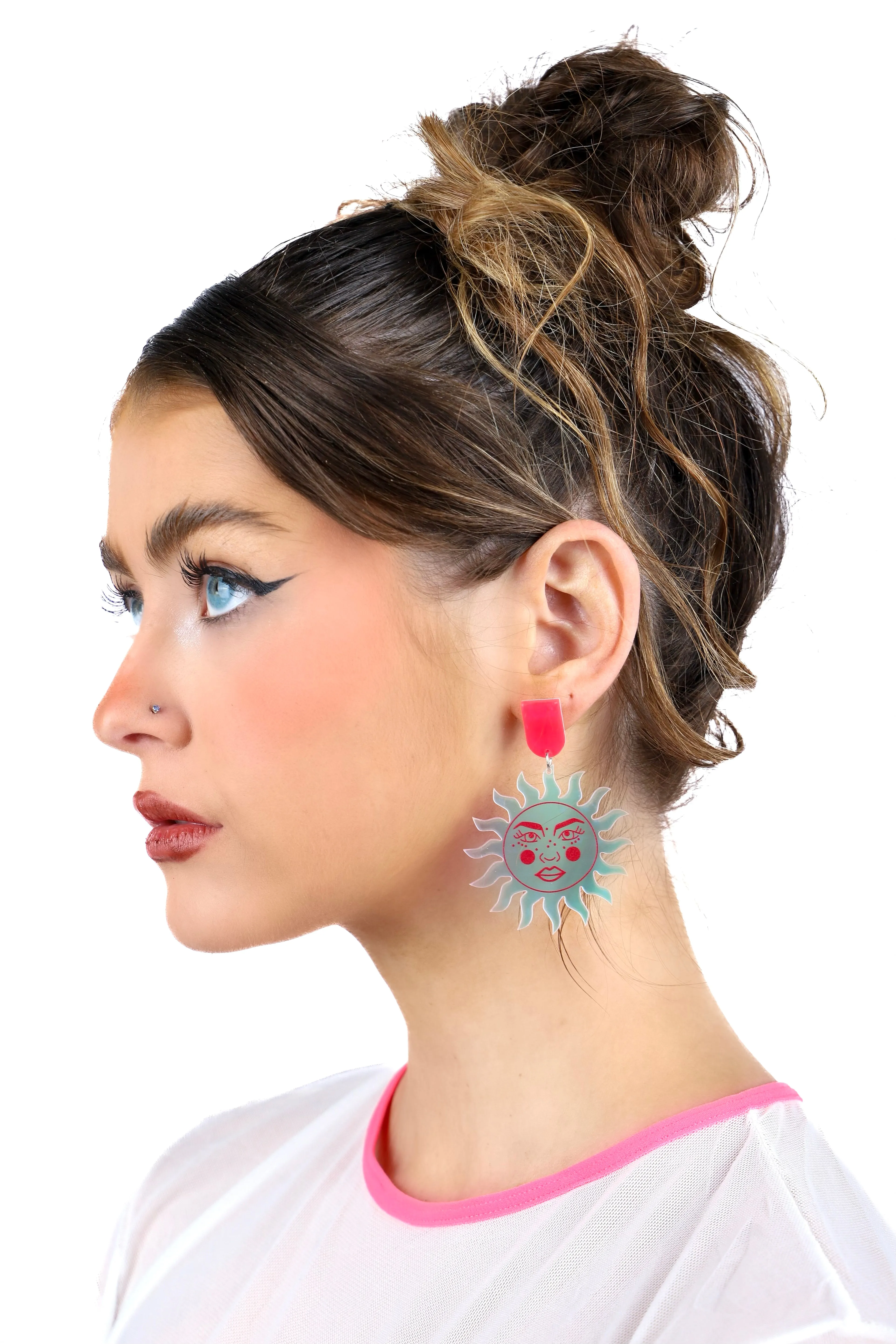 Iridescent Sun Earrings