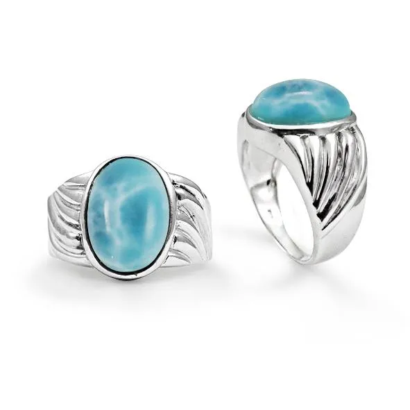 Larimar Cocktail Ring