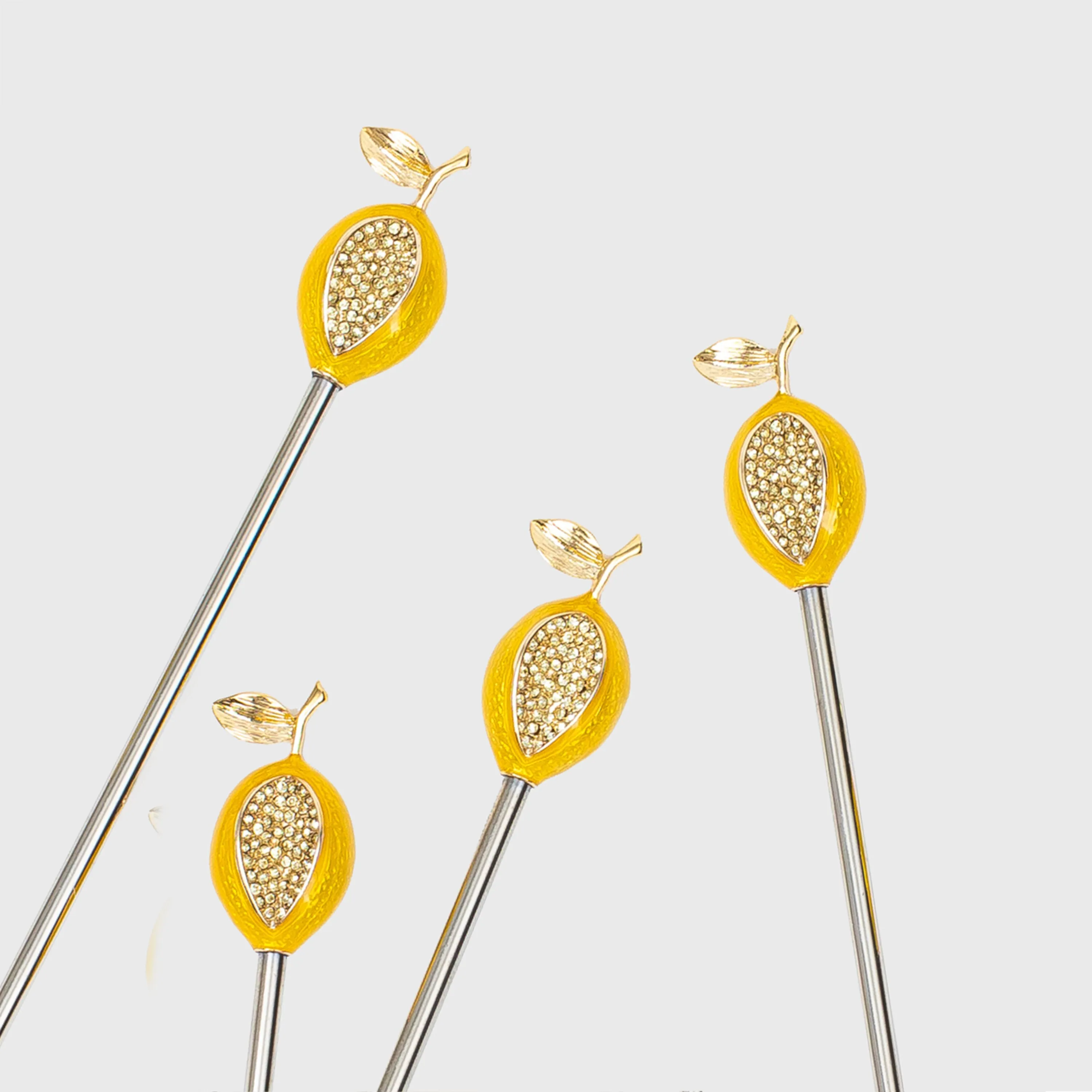 Lemon swizzle sticks