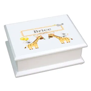 Lift Top Jewelry Box - Giraffe