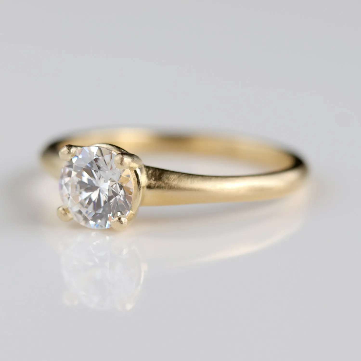 Low Base Four-Prong Solitaire •